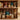 Open cupboard door showing breakfast items and talbina pouches
